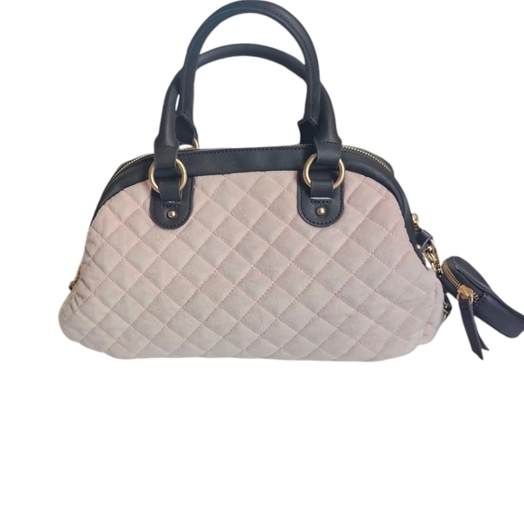 Juicy Couture Diamond Quilted  Light Pink,with the Brown Trimmed, Embrodered. - Picture 2 of 9